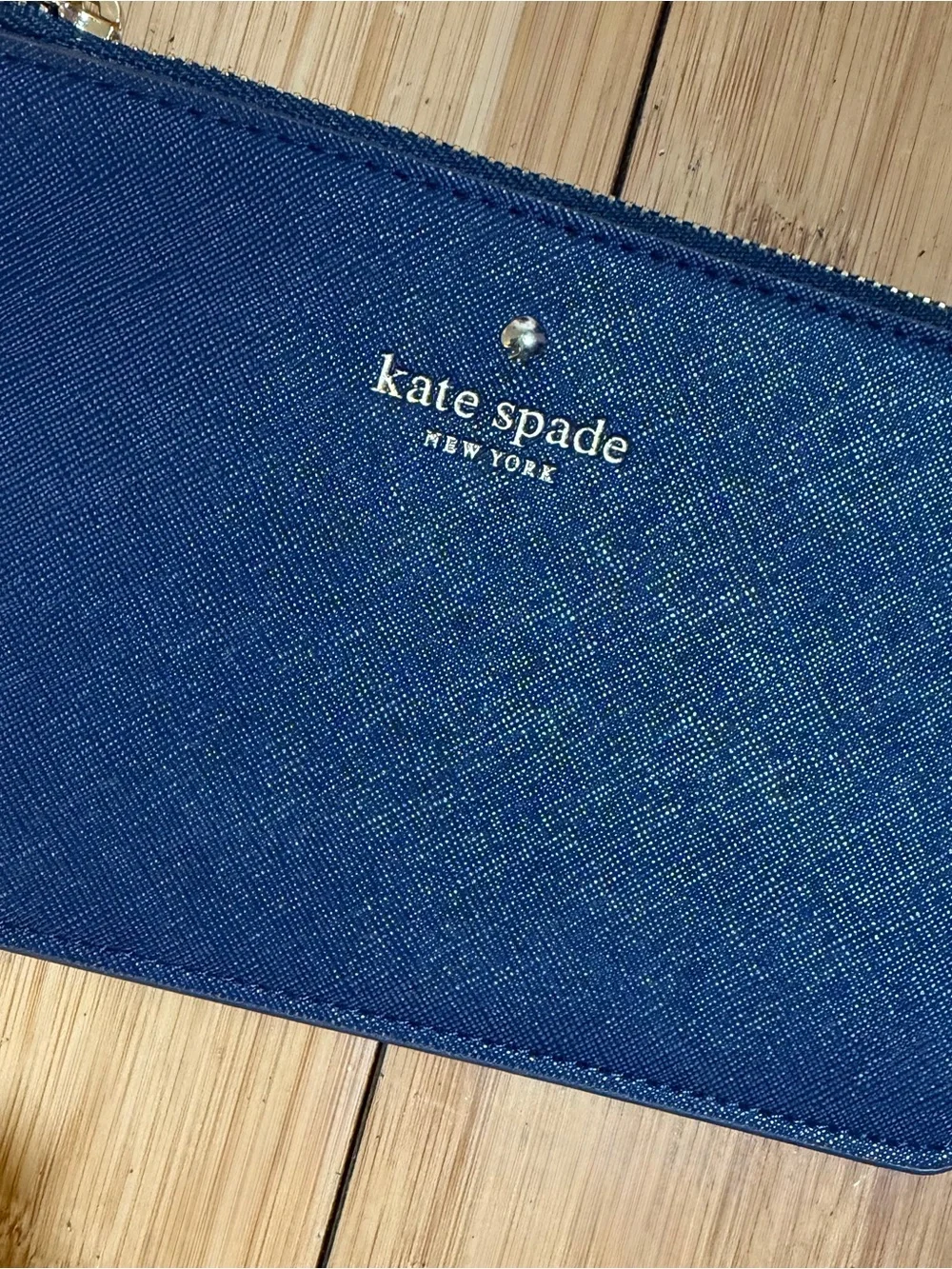 NWOT Kate Spade Navy Blue Wristlet OS